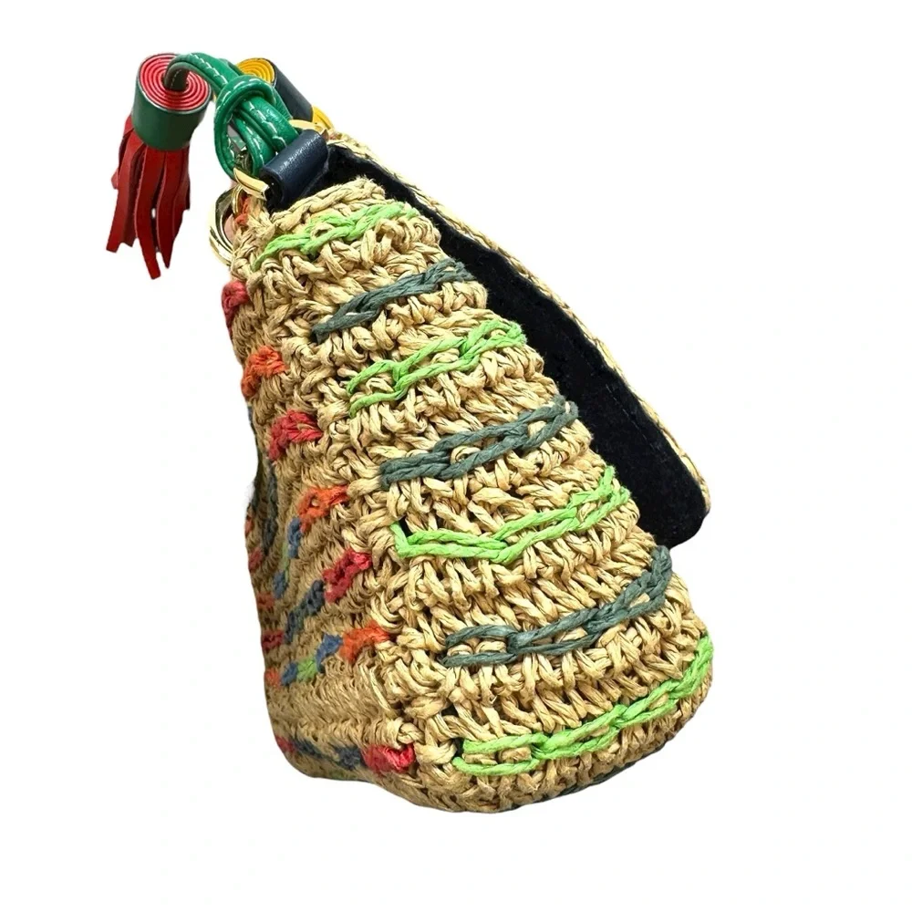 Caroline Herrera Raffia Bimba crossbody handbag - Picture 10 of 10